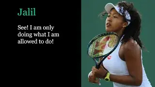 TF TG Caption: An Unusual Tennis Match