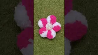 Beautiful Woolen Flower Craft Idea's #shorts #viral #youtubeshorts #diy #new #handmade #craft #art
