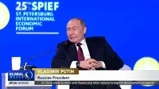 ST PETERSBURG ECONOMIC FORUM: Putin blasts West for use of double standards