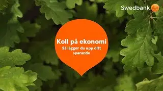 S&aring; l&auml;gger du upp ditt sparande
