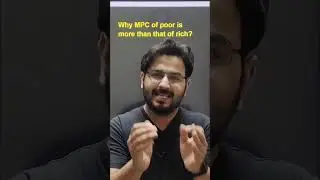 Why MPC of poor is more than that of rich? |Aggregate demand| Class12 #shorts #economics #upsc