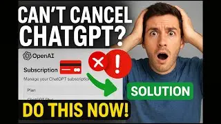 [#SOLVED] Can&rsquo;t Cancel ChatGPT Plus? Here&rsquo;s the Real Fix (Step-by-Step Guide) 