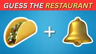 Угадайте ресторан быстрого питания по эмодзи 🍔😄 | Викторина о еде с эмодзи