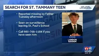 Mandeville teen reported missing, last seen leaving school