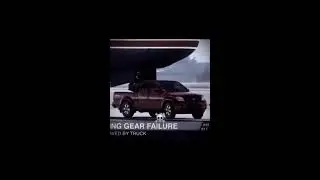 landing gear fail saved by truck man #shorts #viralshorts #memes #livestream