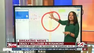Fatal car accident on Rosamond