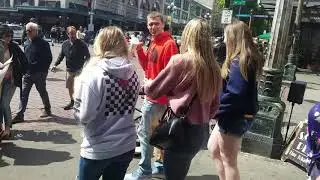 Street music - Pike Place Seattle | Our Long RV Trip