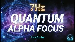 7Hz Quantum Waves &rarr; Deep Sleep | Binaural Delta Healing (Just Headphones)