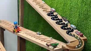 Long Marble Run Race on HABA Track