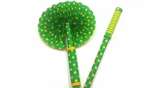 How to Make Magic Hand Fan / Magic Paper Fan/DIY Hand Fan