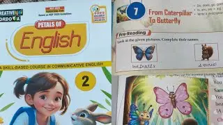 From#caterpillar to butterfly #lesson-7#class -2 #cardova#books #english #reading #translation hindi