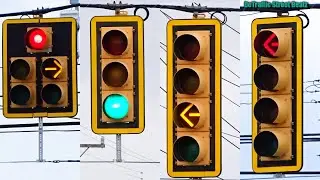 Doghouse Signals & Flashing Yellow Arrow Traffic Lights | 14 Mile Rd & Garfield Rd