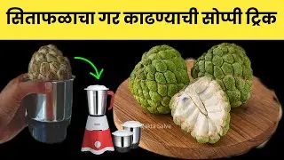 सिताफळाचा गर काढण्याची सोप्पी पध्दत | Kitchen Tips in Marathi | Gharguti Kitchen Tips