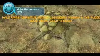 Halo Wars: Definitive Edition Legendary Mission 9 The Flood Gold Medal Gameplay (Xbox Series X)