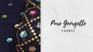 Bollywood Fabric||Multi Sequins Concept|| Elegant colours ||Chandni Chowk||Delhi