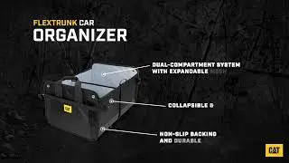 Caterpillar FlexTrunk Car Trunk Organizer