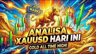 ANALISA GOLD HARI INI, ALL TIME HIGH 4600!!! HATI-HATI!!! (9 JANUARI 2026) |