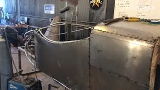 Metal shaping coachbuilt car build update