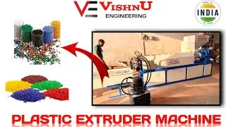 Vishnu engineering&rsquo;s plastic granule making extruder machine #extrudermachine #vishnuengineering