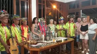 Momentos que antecedem a folia de reis