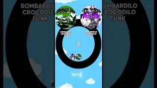 BOMBARDILO CROCODILO FUNK Vs TUNG TUNG SAHUR FUNK || #edit #shorts #football ||
