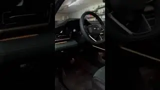 Geely Monjaro. Подсветка салона. #ambient #led