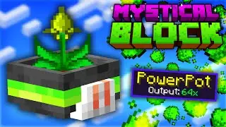 Minecraft Mystical Block | MASTER INFUSION CRYSTAL & POWER POTS!! #5 [Modded Questing Skyblock]