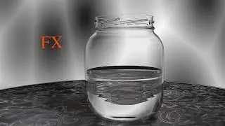 Blender 2.8. Glass jar with thread, part 1