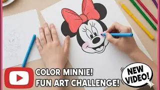 How To Draw Minnie Mouse! (Easy, Step By Step Tutorial)