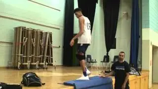 Nemesis Sports Vertical Jump Training - Daenan Gyimah and Coach Brian