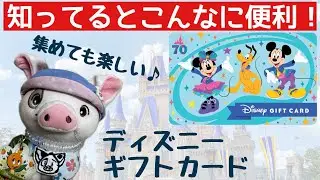 【改訂版】アメリカのディズニーで使えるディズニー・ギフトカード🏰知っていると便利でお得なことが色々❣️コレクションしても楽しい🐷🎶
