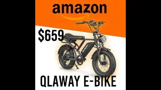 Распаковка, сборка и обзор электровелосипеда Qlaway BK-20 с широкими шинами (20 дюймов).