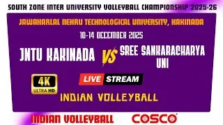 JNTU Kakinada Vs Sree Sankaracharya Uni | South Zone University Volleyball Championship 2025