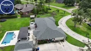 Fortified Roof Replacement in Slidell, LA.  GAF HDZ Slate Shingles. Fortified by Real Home Roofing.