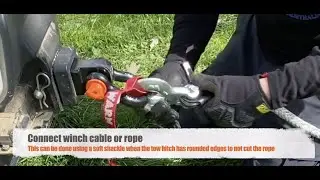 Using a recovery tow hitch