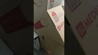 Moving-box FORT! #fort #boxes #creativekids