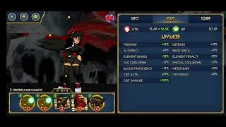 101%crit dmg Final max stat shadow puppet (skullgirls mobile)