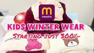 Kids Winter Wear under budget | Meesho Haul for Kids Co-ords set for Boys and Girls #meeshokidshaul 