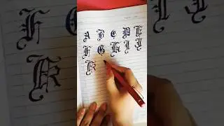 gothic calligraphy #trending #gothic #calligraphy #creative #art #beautiful