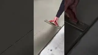 Hand float after you edge your concrete.#marshalltown #cbcconcrete #concretesidewalk #concretewpg