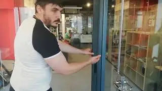 Цельностеклянное раздвижное остекление, раздвижная система, открывание проёма 4/5 / Алюстрой