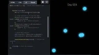 #004 Glowing Bouncing ball