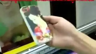 APPLE Steve Jobs iphone 4 CUBE 3D Graphic Industry seiko heads White UV LED lamp curable ink jet pad printing flatbed printer4
