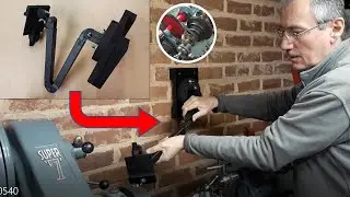 Make simple effective lathe camera stand