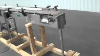 B9284 Seco Plastic Table Top Conveyor 8.5 Wide x 8 ft Lg SIGMA Equipment.