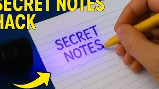 Use invisible ink (or lemon juice!) to write your secret notes.