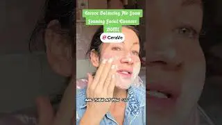 Cerave Balancing Air Foam Foaming Facial Cleanser  #skincare #beautytrends #cleanskin #facialcare