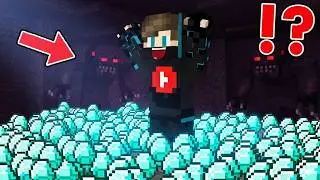 ماين كرافت حياة سرية : #12 : جبت طن دايموند بطريقة سريعة 9 ستاكات دايموند !!؟ 😱🔥