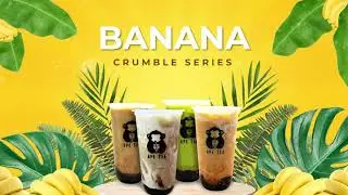 The first banana milk tea in town! Non-Dairy & Fructose Syrup Free!!
