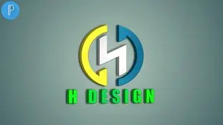 H mockup logo design-Pixellab 3d logo[Vandy Design]